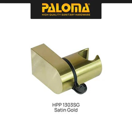 PALOMA HHP 1303 Holder Shower Gantungan Handshower Hanger Bracket Breket Dudukan Hand Shower Adjustable Diatur Putar ABS Chrome Gunmetal Gun Metal Grey Gold Silver Hitam Abu Emas HHP 1303CP HHP 1303GM HHP 1303MB HHP 1303SG