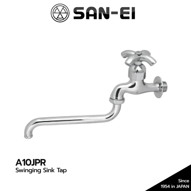 Kran Dapur SANEI A10JPR Keran Angsa Swinging Sink Tap A 10 JPR