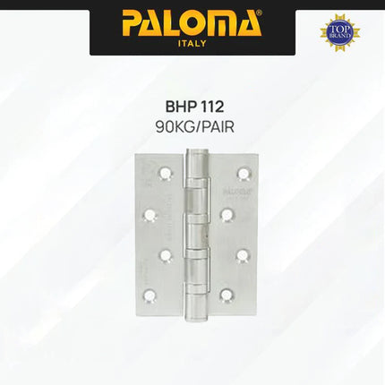 Engsel Pintu Jendela Hinge Kupu PALOMA BHP 111 112 113 114 Satin Butt Plat Kayu Aluminium PVC Hinges Door Window Stainless Steel SUS 316 SUS316 Ball Bearing 2BB 4BB 5BB NRP 3" 4" 5" 6" 3 4 5 6 Inch