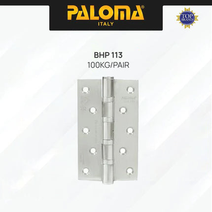 Engsel Pintu Jendela Hinge Kupu PALOMA BHP 111 112 113 114 Satin Butt Plat Kayu Aluminium PVC Hinges Door Window Stainless Steel SUS 316 SUS316 Ball Bearing 2BB 4BB 5BB NRP 3" 4" 5" 6" 3 4 5 6 Inch