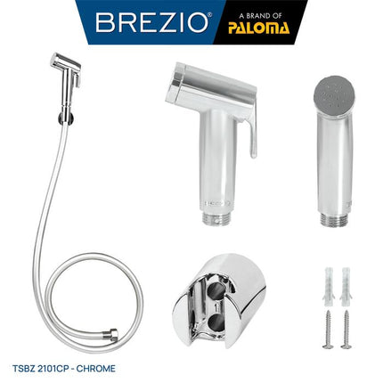 BREZIO TSBZ 2101 Toilet Shower Jet Washer Jet Shower Bidet Spray Semprotan Cebok Bilas Kloset Closet WC White Chrome Black Putih Silver Hitam TSBZ 2101WH TSBZ 2101CP TSBZ 2101MB