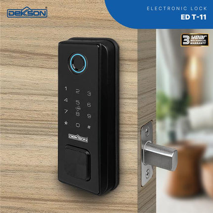 DEKKSON Electronic Deadlock ED T11 Fingerprint TTLock Kunci Pintu Digital Pintar Smart Lock