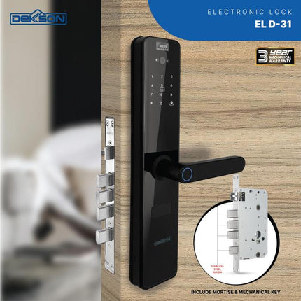 Smart Digital Lock DEKKSON EL D31 Electronic Lock Kunci Pintu Pintar Digital Smart Door Lock