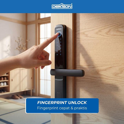 DEKKSON Smart Door Digital Lock Kunci Digital EL D22 Pintu Aluminium