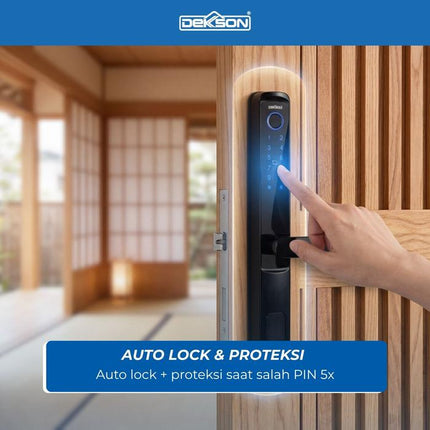 DEKKSON Smart Door Digital Lock Kunci Digital EL D22 Pintu Aluminium