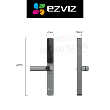 Smart Lock Ezviz DL06 PRO Smart Dual-Sided Fingerprint Lock Double Protection Twice The Convenience Digital Lock Home