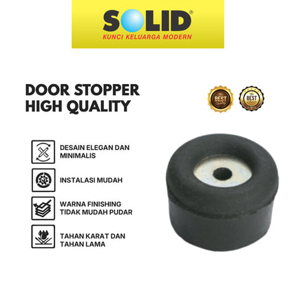 Door Stopper Solid DS SLD RUBBER BIG BL Penahan Pintu