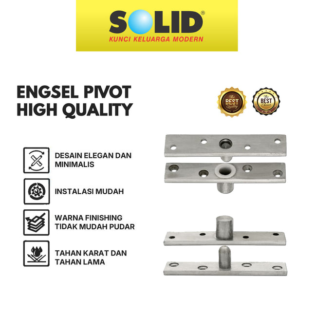 Engsel Pivot Solid EPT SLD 601 US 32 Engsel Pintu Pivot Hinge