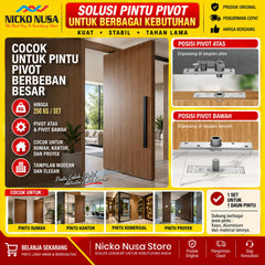 Engsel Pivot Dekkson PV 002 250 KG untuk Pintu Kayu Berat