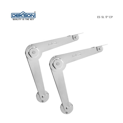 Engsel Salon DEKKSON ES SL 9 Inch Sikutan Wayang Penahan Jendela Aluminium Kayu Window Stay