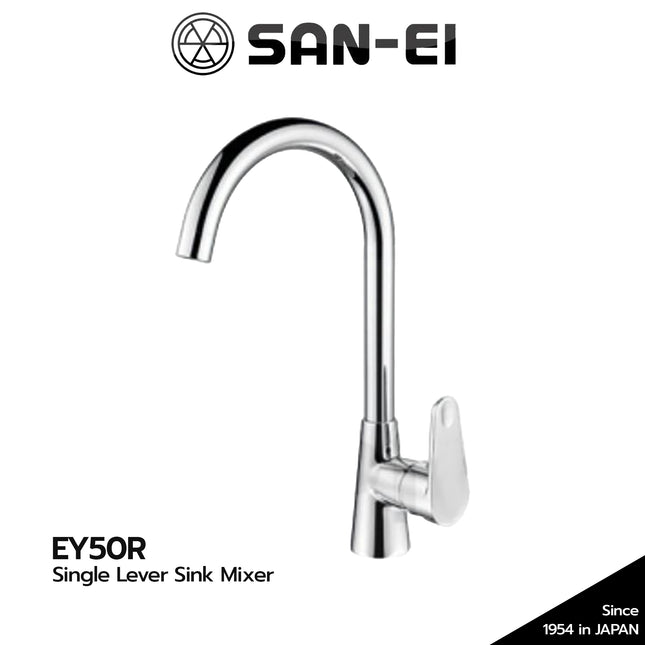 Kran Dapur SANEI Mixer Panas Dingin EY50R Kitchen Faucet EY 50R Keran Air Sink