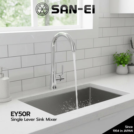 Kran Dapur SANEI Mixer Panas Dingin EY50R Kitchen Faucet EY 50R Keran Air Sink