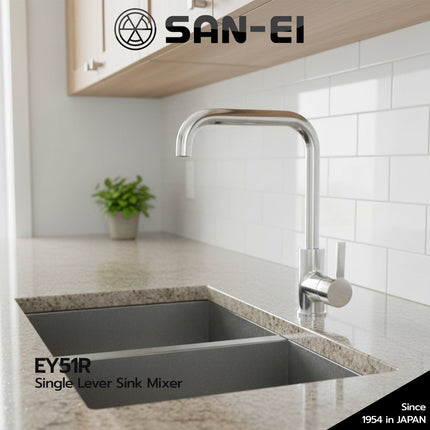 Kran Dapur SANEI EY51R Single Lever Sink Mixer Keran Sink