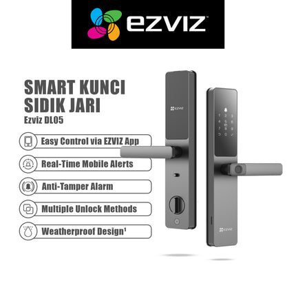 EZVIZ DL05 Smart Door Lock Fingerprint WiFi App Doorbell
