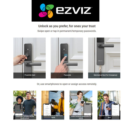 EZVIZ DL05 Smart Door Lock Fingerprint WiFi App Doorbell