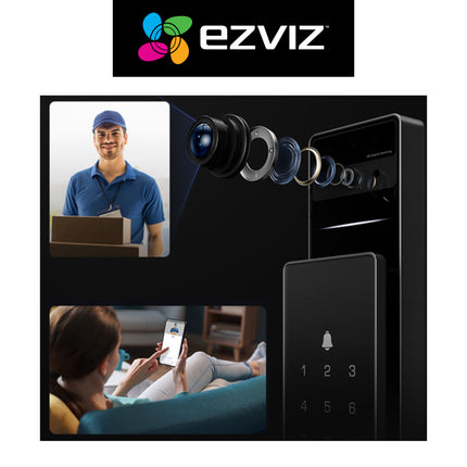 EZVIZ DL50FVS Smart Door Lock 3D Face Recognition Camera WiFi