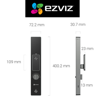 EZVIZ DL50FVS Smart Door Lock 3D Face Recognition Camera WiFi