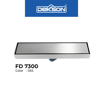 Floor Drain Dekkson FD 7300 7600 Saringan Kamar Mandi 300mm 600mm Shower Toilet Bathroom Linear Panjang Saringan Got Stainless Air Selokan WC