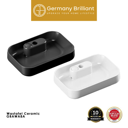 Wastafel Keramik Atas Meja Germany Brilliant GBAWA8A Washtafel Kamar Mandi