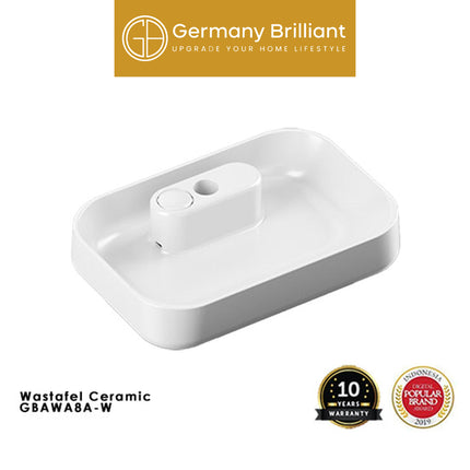 Wastafel Keramik Atas Meja Germany Brilliant GBAWA8A Washtafel Kamar Mandi