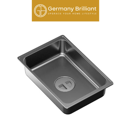 Kitchen Sink Germany Brilliant GBJ01A-GM Bak Cuci Piring Aksesoris Tatakan Cuci Buah Sayur