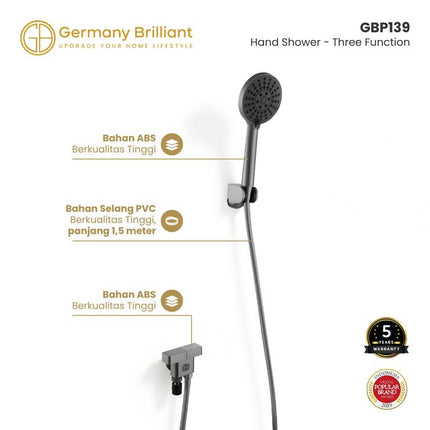 Hand Shower Germany Brilliant GBP139 Series Keran Bawah Kamar Mandi Kran Air Shower Tangan Dingin