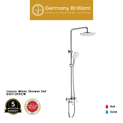 Shower Tiang Set Panas Dingin Germany Brilliant GBV1399 Series