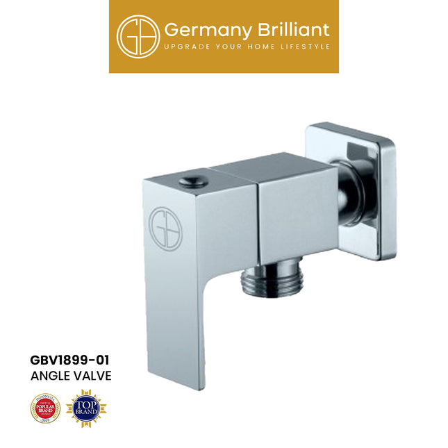 Angle Valve Germany Brilliant GBV1899-01 Stoper Keran Kran Stop Toilet Kamar Mandi
