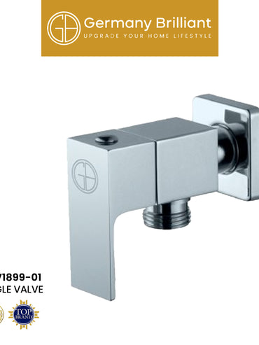 Angle Valve Germany Brilliant GBV1899-01 Stoper Keran Kran Stop Toilet Kamar Mandi