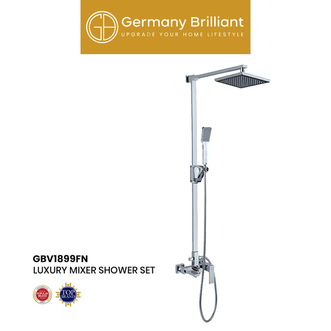 Shower Tiang Set Germany Brilliant GBV1899FN Column Keran Mixer Kran Air Panas Dingin