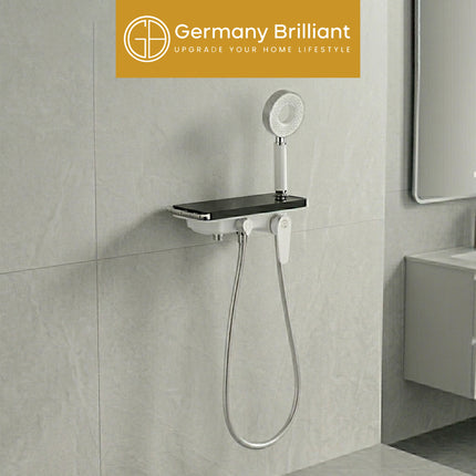 Single Lever Shower Mixer Germany Brilliant GBVB2-C GBVB2-B Kran Bathub Set Minimalist Panas Dingin Original