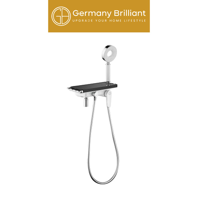 Single Lever Shower Mixer Germany Brilliant GBVB2-C GBVB2-B Kran Bathub Set Minimalist Panas Dingin Original