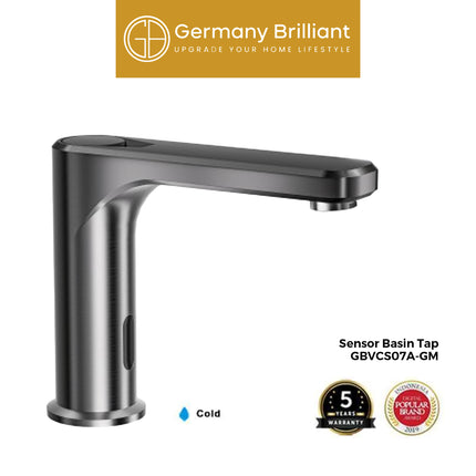 Sensor Basin Tap Germany Brilliant GBVCS07A Keran Wastafel Sensor Otomatis Air Dingin ( Battery ) Kamar Mandi