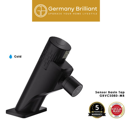 Keran Wastafel Germany Brilliant GBVCS08D Kran Washtafel Sensor Otomatis Air Dingin ( Battery )