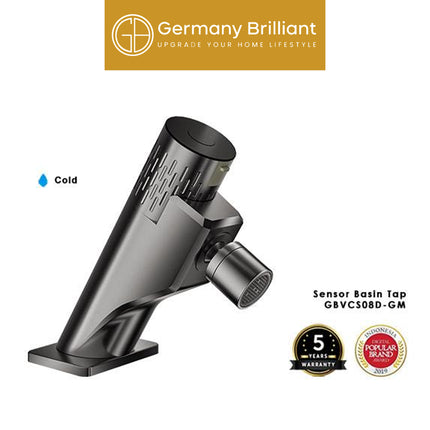Keran Wastafel Germany Brilliant GBVCS08D Kran Washtafel Sensor Otomatis Air Dingin ( Battery )
