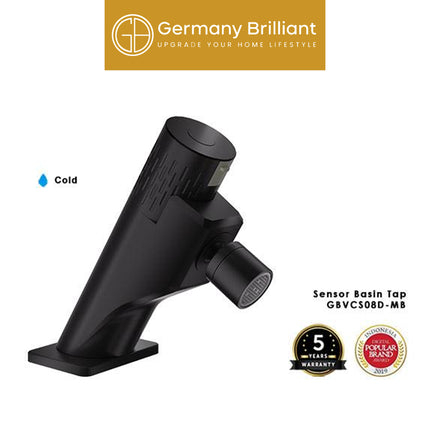 Keran Wastafel Germany Brilliant GBVCS08D Kran Washtafel Sensor Otomatis Air Dingin ( Battery )