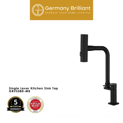 Keran Sink Germany Brilliant GBVS38D Kran Dapur Bak Cuci Piring Air Dingin Series