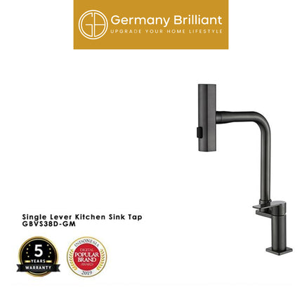Keran Sink Germany Brilliant GBVS38D Kran Dapur Bak Cuci Piring Air Dingin Series