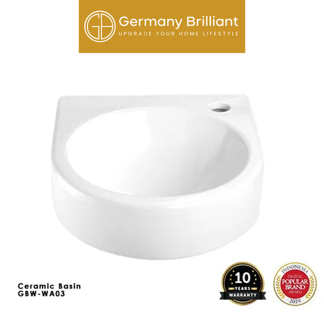 Wastafel Gantung Germany Brilliant GBW-WA03 GB