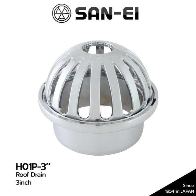 Roof Drain SANEI H01P 3 inch Saringan Talang Air Atap