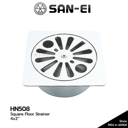 Floor Drain SANEI HN508 Square Floor Strainer Saringan Air Got Kamar Mandi