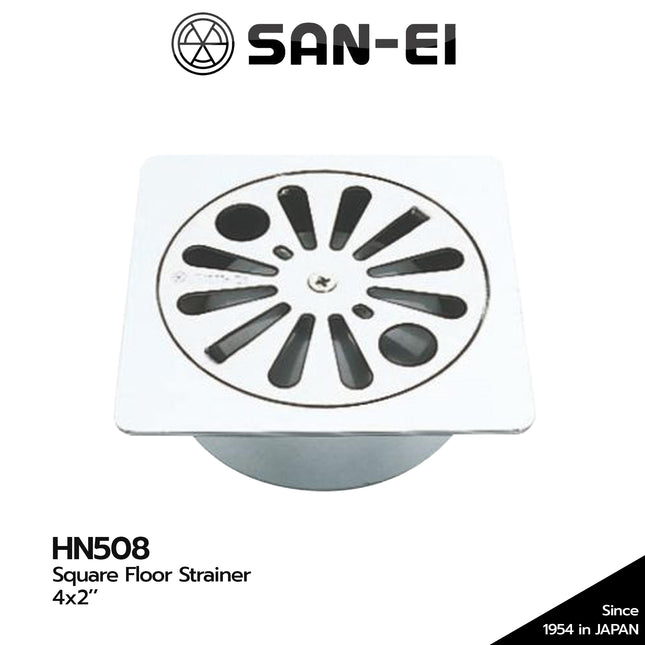Floor Drain SANEI HN508 Square Floor Strainer Saringan Air Got Kamar Mandi
