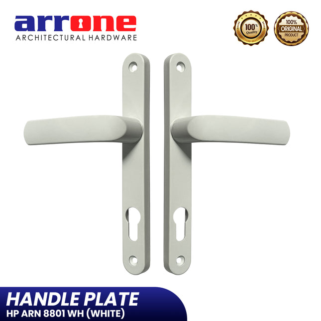 Handle Pintu Plate Aluminium ARRONE HP ARN 8801 WH Handle Plate Door