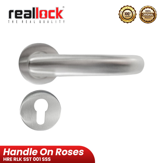 Handle Pintu REALLOCK HRE RLK SST 02-001 Lever Handle Pintu kayu