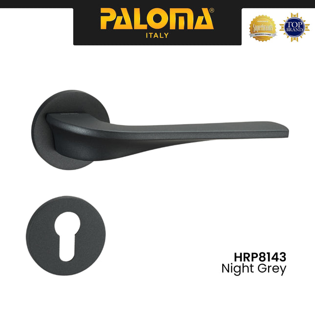 Handle Roses PALOMA HRP 8143 Grey Gagang Pintu Door Pintu Lever Engkol Pisah Misah Kunci Pintu Superalum Lite