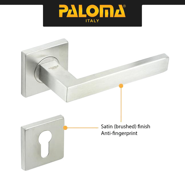 Door Handle PALOMA HRP 323 Gagang Pintu Roses Stainless Steel Lever Handle