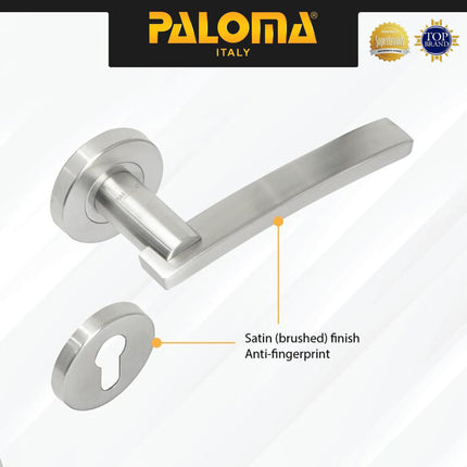 Door Handle PALOMA HRP 353 Gagang Pintu Roses Lever Handle Stainless Steel
