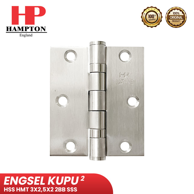Engsel Hampton HSS HMT 3X2,5X2 2BB SSS Engsel Kupu Pintu Jendela