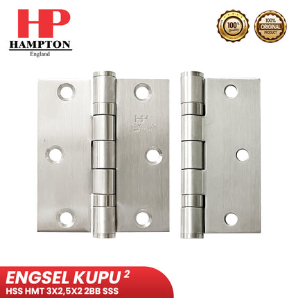 Engsel Hampton HSS HMT 3X2,5X2 2BB SSS Engsel Kupu Pintu Jendela