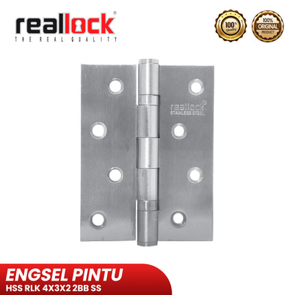 Engsel REALLOCK RLK 4X3X2mm 2BB SS Engsel Pintu Engsel Kupu-Kupu